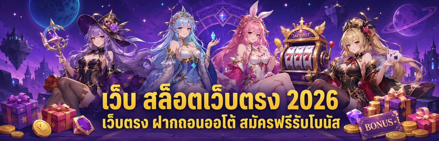 เว็บ สล็อตเว็บตรง 2026 เว็บตรง ฝากถอนออโต้ สมัครฟรีรับโบนัส